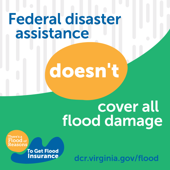 Federal disaster assistance is not a replacement for flood insurance