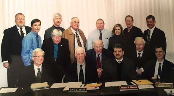 Joe Maroon with a group