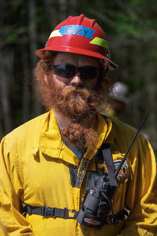 Intern with the fire crew