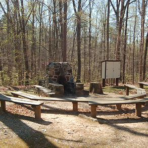 Bear Creek Lake fireplace