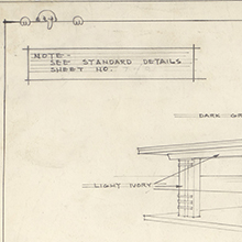 Kilroy drawing on park plans