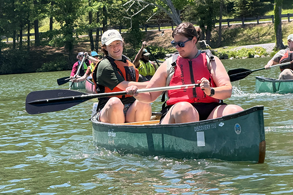 Rangers kayaking
