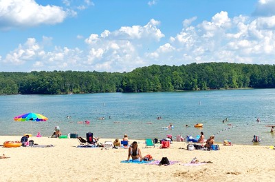 Beach at Smith Mountain Lake State Park