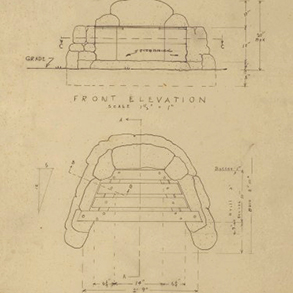 blueprint for fireplace